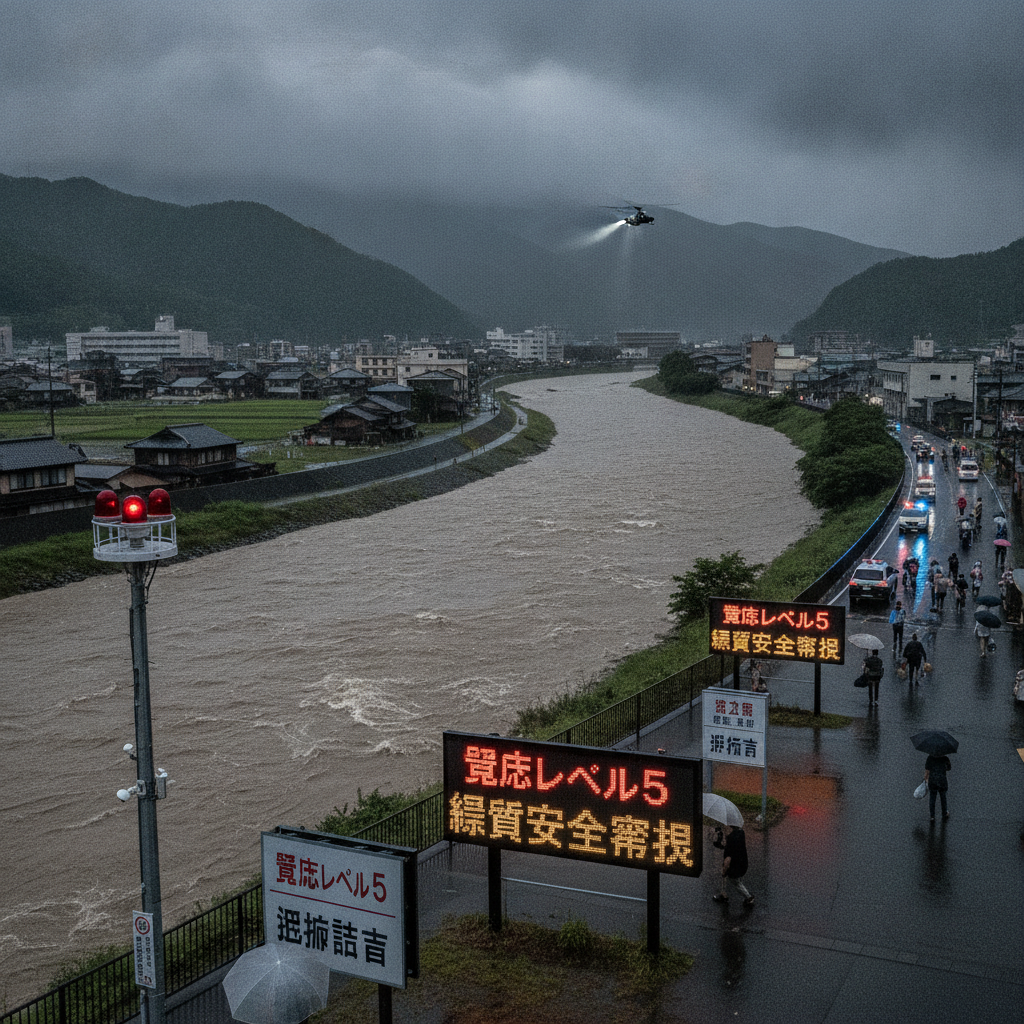 河川氾濫警報レベルと避難指示の最適タイミング：球磨川水害からの教訓